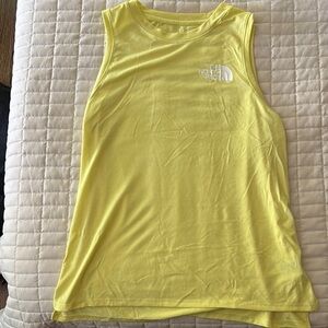 The North Face Yellow Sleeveless Muscle Tee